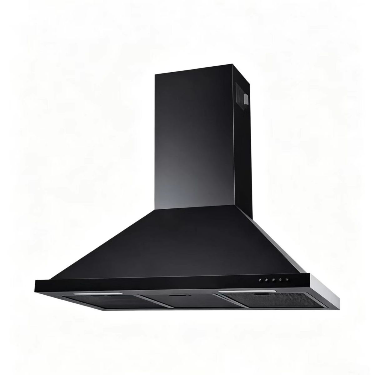 Black Pyramid European Range Hood - OEM/ODM Kitchen Chimney