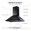 Black Pyramid European Range Hood | OEM Wholesale 