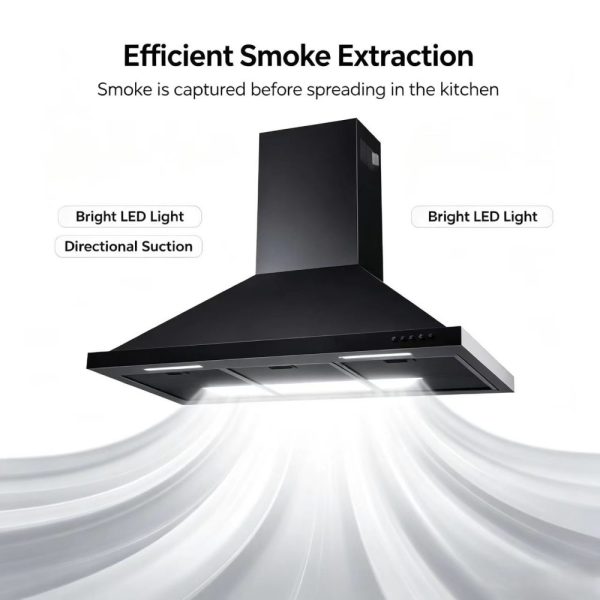 Black Pyramid European Range Hood | OEM Wholesale 