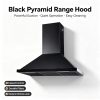 Black Pyramid European Range Hood | OEM Wholesale 