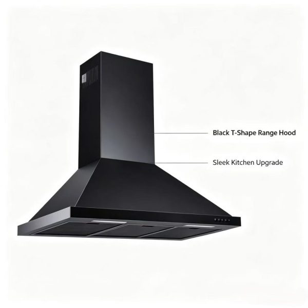 Black Pyramid European Range Hood | OEM Wholesale 