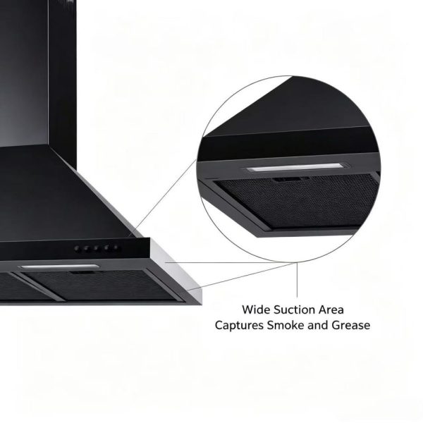 Black Pyramid European Range Hood | OEM Wholesale 