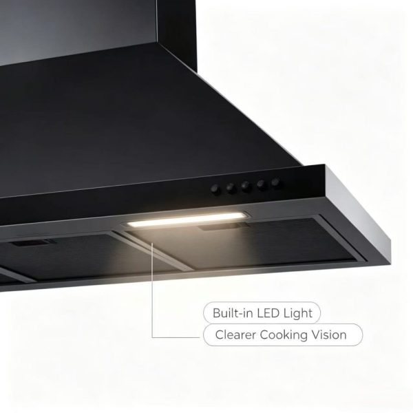 Black Pyramid European Range Hood | OEM Wholesale 
