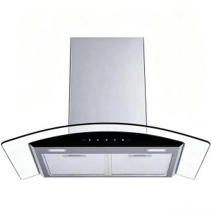 Curved Stainless Top Mount Hood