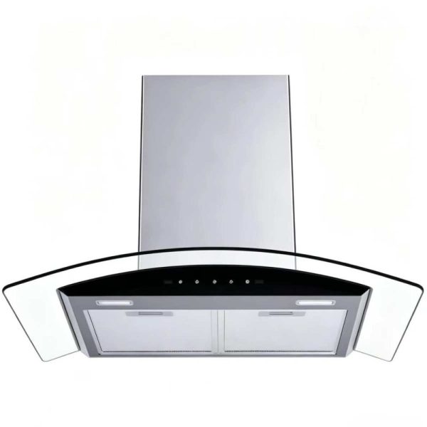 Curved Stainless Top Mount Hood