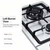 2 Burners Stainless Steel Gas Hob Factory Wholesale OEM Supply