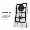 2 Burners Stainless Steel Gas Hob Factory Wholesale OEM Supply