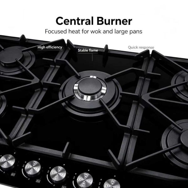 GCC kitchen OEM 5 burners gas cooker for wholesale
