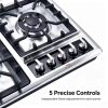 5 Burner Stainless Gas Hob OEM