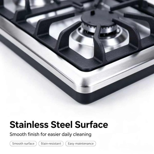 5 Burner Stainless Gas Hob OEM