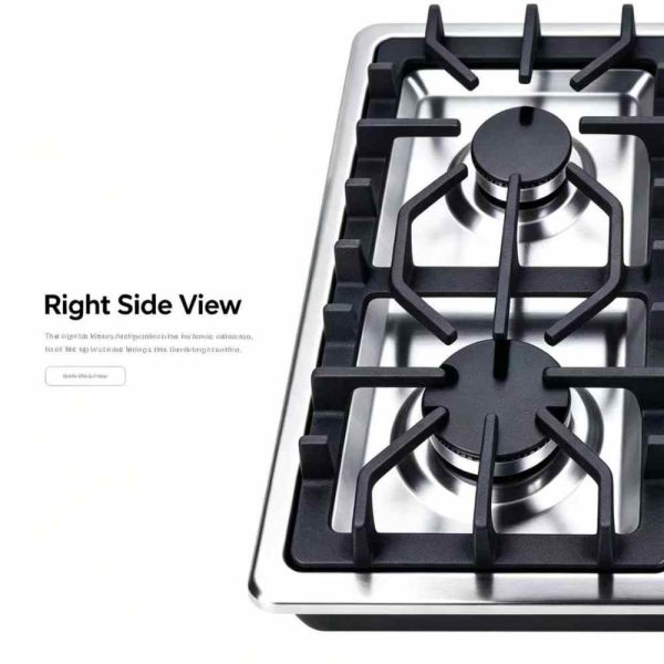 5 Burner Stainless Gas Hob OEM