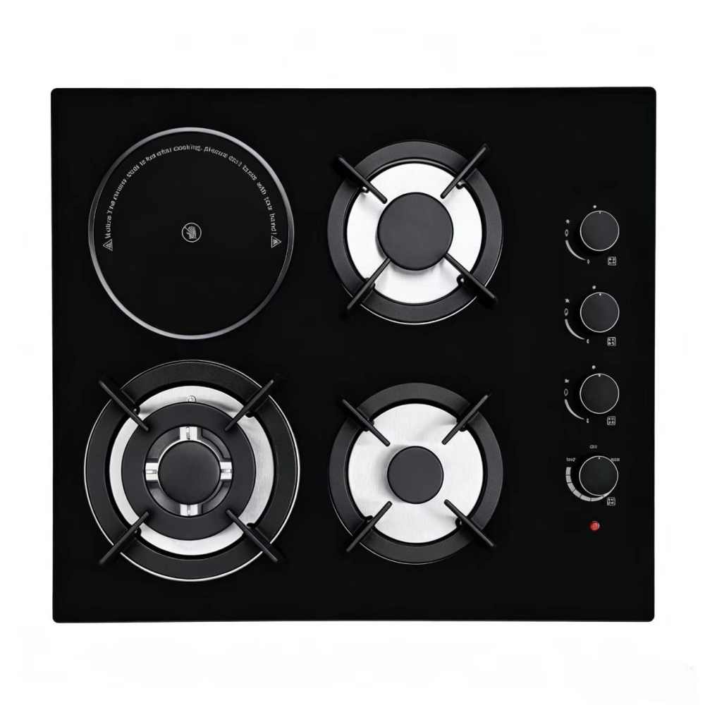 4 Burner Gas Electric Combo Cooktop OEM