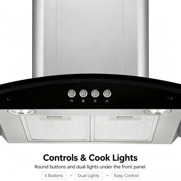 Curved Stainless Hood Factory Wholesale