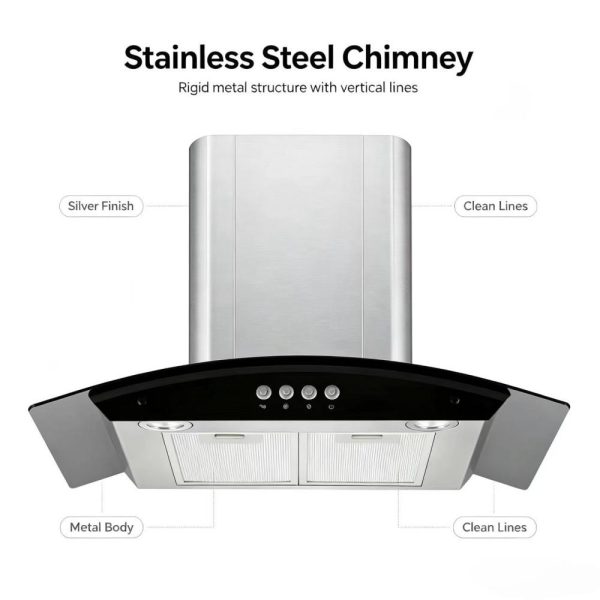 Curved Stainless Hood Factory Wholesale