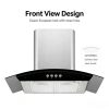 Curved Stainless Hood Factory Wholesale