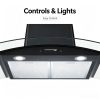 Euro Curved Glass Hood Bulk Supply