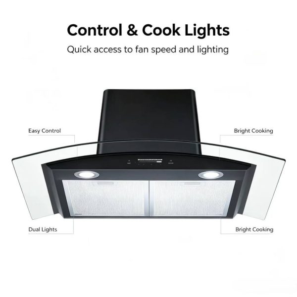 Euro Curved Glass Hood Bulk Supply