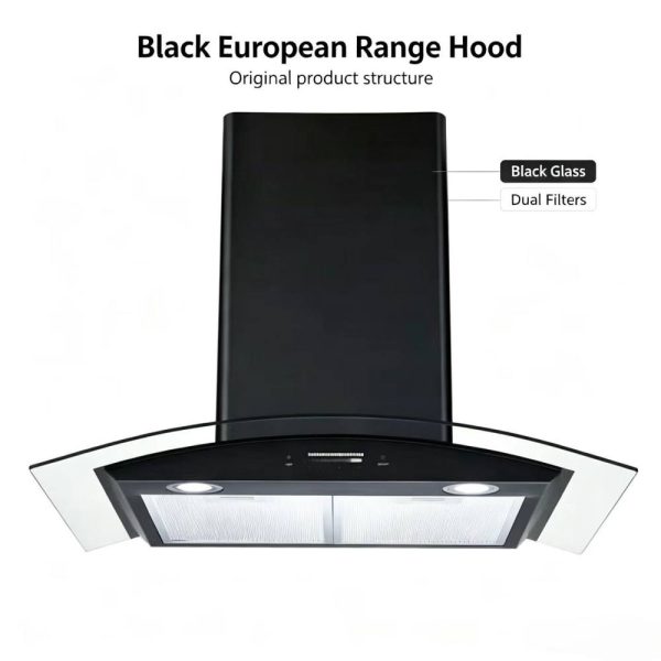 Euro Curved Glass Hood Bulk Supply