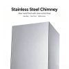 Curved Stainless Top Mount Hood