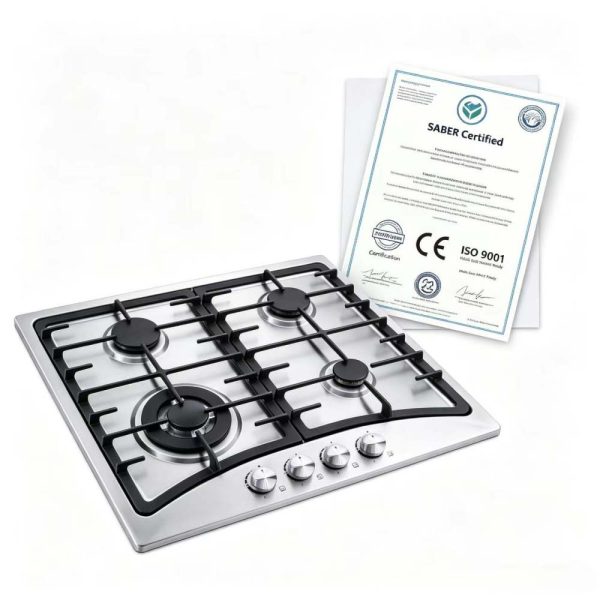 4 burner gas stove stainless steel