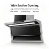  7 shape side suction range hood 