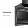  7 shape side suction kitchen range hood for wholesale 