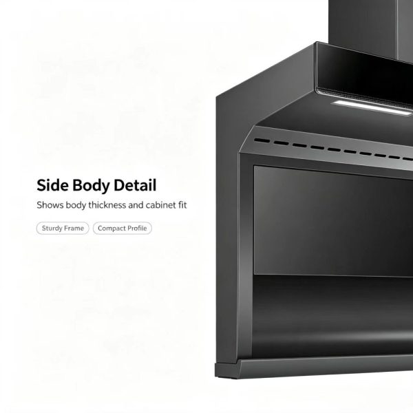7 shape side suction kitchen range hood for wholesale