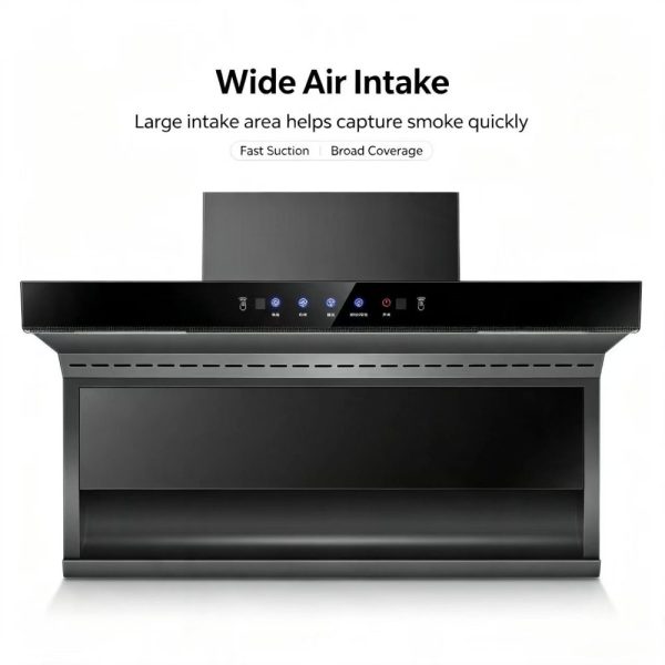 7 shape side suction kitchen range hood for wholesale