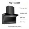  7 shape side suction kitchen range hood for wholesale 